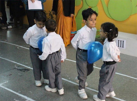 St. Marks Sr. Sec. Public School, Janakpuri - The Pre-Primary wing of our school celebrated Annual Sports Day with pomp and splendour : Click to Enlarge