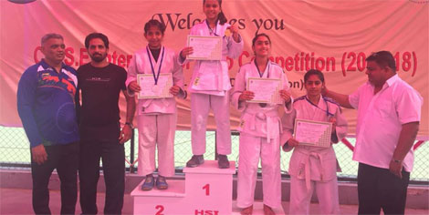 SMS Sr., Janakpuri - CBSE Inter School Judo Competition Central Zone 2017-18 : Click to Enlarge
