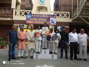 SMS Sr., Janakpuri - Aadharshila Inter School Judo Competition 2019 : Click to Enlarge
