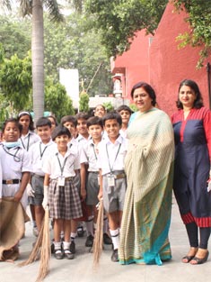 St. Mark's, Janakpuri - Cleanliness Drive by Eco Club