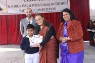 St. Mark's School, Janak Puri - Prize Distribution Ceremony of 17th Annual Inter School Painting Competition : Click to Enlarge