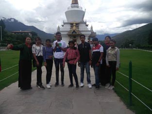 St. Mark's School, Janak Puri - Exchange Programme with Yanvchenphug Higher Secondary School, Thimphu, Bhutan : Click to Enlarge