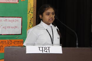 St. Mark's School, Janak Puri - Inter Class Hindi Debate Competition for Classes VI to X : Click to Enlarge