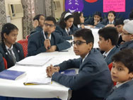 St. Mark's School, Janak Puri - A video conference on the topic Essentials of Dialogue Art of Expression : Click to Enlarge