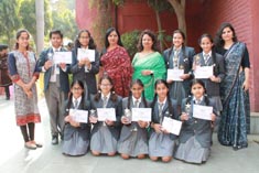 St. Mark's School, Janakpuri - Our school winners in LEXICON, a literary competition held between the three SMS branches : Click to Enlarge