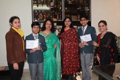 St. Mark's School, Janakpuri - Our school winners in LEXICON, a literary competition held between the three SMS branches : Click to Enlarge