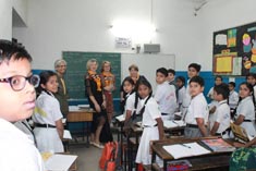 St. Mark's School, Janak Puri - We welcome our special guests from Lizdeka Gymnazia Radviliskis, Lithuania : Click to Enlarge