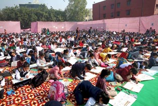 St. Mark's School, Janak Puri - 19th Annual Inter-School On The Spot Painting Competition : Click to Enlarge