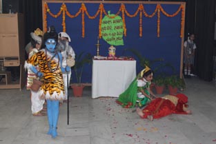 St. Mark's School, Janak Puri - Ganesh Chaturthi celebrated with devotion : Click to Enlarge