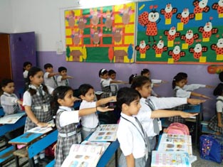 St. Mark's School, Janak Puri - A special project - SWACHHATA HI SEWA, as per the guidelines given by the Ministry of Human Resource Department : Click to Enlarge