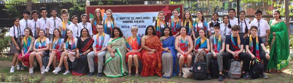 St. Mark's School, Janak Puri - Indo Belgium Exchange Programme : Click to Enlarge