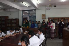 St. Mark's School, Janak Puri - A delegation  from Yangchenphug Higher Secondary School, Thimpu, Bhutan visited our school as part of the India Bhutan Exchange Programme : Click to Enlarge