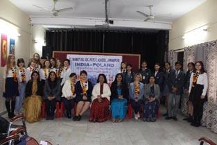 St. Mark's School, Janak Puri - Indo-Poland Cultural and Exchange Programme : Click to Enlarge