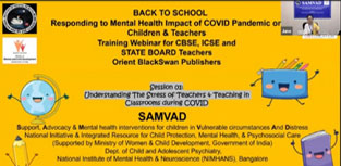 St. Mark's School, Janak Puri - SAMVAD : A webinar for teachers : Click to Enlarge