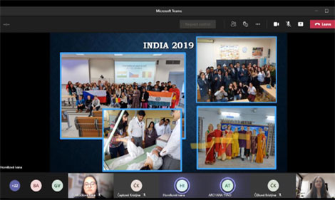 St. Mark's School, Janak Puri - An Online Interaction between students of our school and The Stredni Zdravotnicka Skola Pardubice, Czech Republic as part of the exchange programme : Click to Enlarge