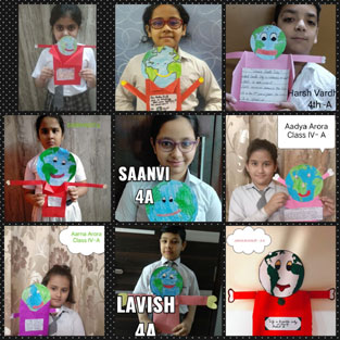 St. Mark's School, Janak Puri - World Book and Copyright Day was celebrated with great enthusiasm and zeal by our students : Click to Enlarge