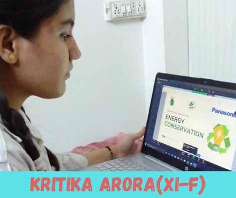St. Mark's School, Janak Puri - A webinar : Hope of Energy - Towards Energy was organised for the students of Class XI : Click to Enlarge