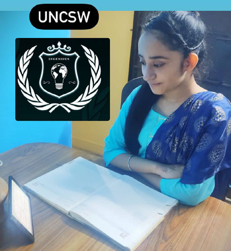 St. Mark's School, Janak Puri - Jasleen Kaur of IX-A bagged the High Commendation Award in the RDY International MUN and the Best Delegate Award in Ingenious MUN : Click to Enlarge