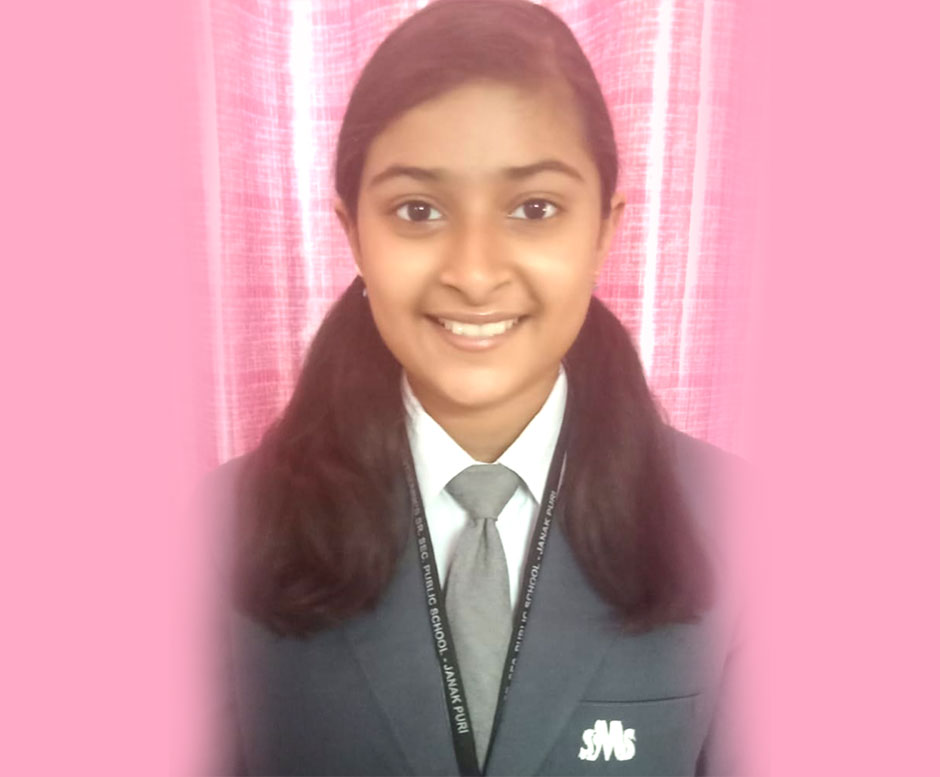 St. Mark's School, Janak Puri - Akshara of class VIII won consolation prize in the Inter School Hindi Poetry Recitation Competition : Click to Enlarge