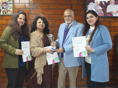 St. Mark's School, Janak Puri - It is indeed a matter of great pride that our school has been honoured with the IDS Award for 2020-2023 by British Council for outstanding development of international dimension in the school curriculum : Click to Enlarge