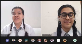 St. Mark's School, Janak Puri - We bid an emotional and befitting virtual farewell to our Class XII students wishing them good luck for a bright future : Click to Enlarge