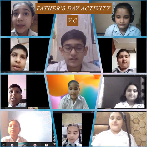 St. Mark's School, Janak Puri - With great enthusiasm and zeal, the Fathers Day was celebrated by the students of primary wing : Click to Enlarge