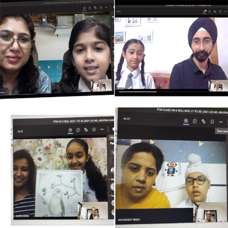 St. Mark's School, Janak Puri - A virtual Parent Teacher Meet was organised for Classes I to XII : Click to Enlarge