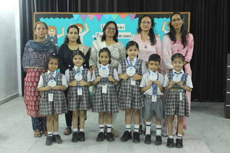 St. Marks Sr. Sec. Public School, Janakpuri - An English Poetry Recitation Competition was organised for the students of Class I : Click to Enlarge