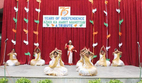 St. Marks Sr. Sec. Public School, Janakpuri - 76th Independence Day was celebrated with patriotic fervour : Click to Enlarge