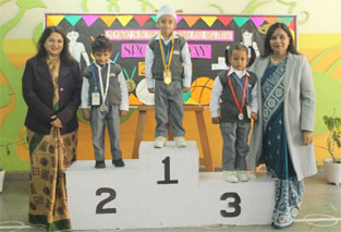 St. Marks Sr. Sec. Public School, Janakpuri - The Pre-primary wing of St. Mark's School, Janakpuri, celebrated Sports Day with great zeal and fervor : Click to Enlarge