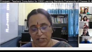 St. Mark's School, Janak Puri - A webinar on Learning Standards Framework for Science for Classes IX-X was organised by Central Board of Education (CBSE) : Click to Enlarge