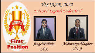 St. Mark's School, Janak Puri - Our students showcased their talent in VISTAAR 2022, an Inter-School Competition and bagged the prizes in various events : Click to Enlarge