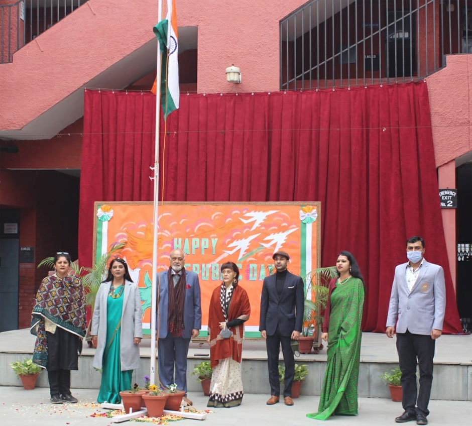 St. Mark's School, Janak Puri - Students of Class XI enthralled everyone with virtual celebration Gantantra - An Ode To India : Click to Enlarge