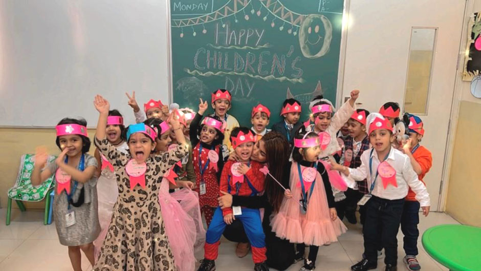 St. Marks Sr. Sec. Public School, Janakpuri - Childrens Day was celebrated enthusiastically and cheerfully : Click to Enlarge
