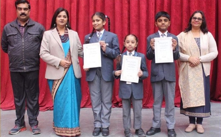 St. Marks Sr. Sec. Public School, Janakpuri - Primary students won various prizes in an Inter School Painting Competition : Click to Enlarge