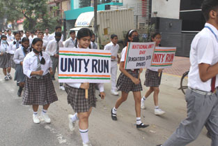 St. Marks Sr. Sec. Public School, Janakpuri - St. Mark's Sr. Sec. Public School, Janakpuri - National Unity Day celebrated : Click to Enlarge