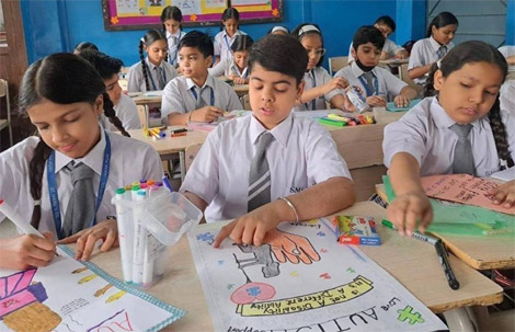 St. Mark's Sr. Sec. Public School, Janak Puri - Autism Awareness Drive was conducted - Click to Enlarge