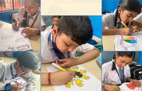 St. Marks Sr. Sec. Public School, Janakpuri - Autism Awareness Drive : Click to Enlarge