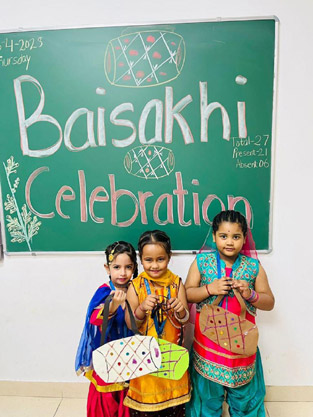 St. Marks Sr. Sec. Public School, Janakpuri - Baisakhi Celebrations : Click to Enlarge