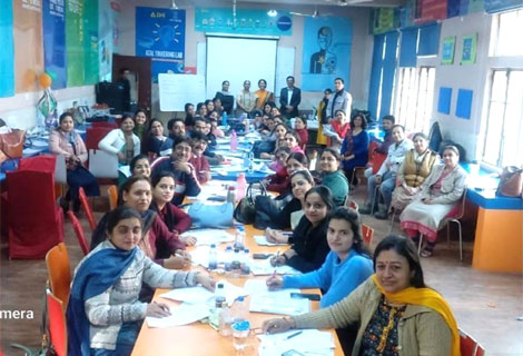St. Marks Sr. Sec. Public School, Janakpuri - Ms. Seema Ohri and Ms. Griesha Devgan attended a  two day Capacity Building Programme for Mathematics (Secondary Level) : Click to Enlarge