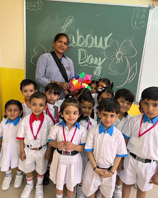 St. Marks Sr. Sec. Public School, Janakpuri - International Labour Day Celebrations : Click to Enlarge