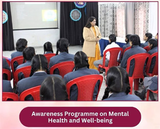 St.Marks Sr Sec Public School Janak Puri - To foster positive mental health, our Principal, Ms. Inderpreet Kaur Ahluwalia, in collaboration with the Directorate of Education and Ladli Trust Foundation, organised a series of awareness programmes : Click to Enlarge