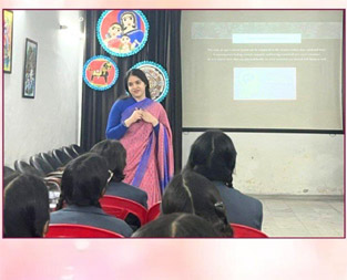 St.Marks Sr Sec Public School Janak Puri - To foster positive mental health, our Principal, Ms. Inderpreet Kaur Ahluwalia, in collaboration with the Directorate of Education and Ladli Trust Foundation, organised a series of awareness programmes : Click to Enlarge