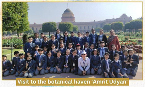 St.Marks Sr Sec Public School Janak Puri - The Nature Walk to Amrit Udyan was organised for the students of Classes IV to VIII : Click to Enlarge