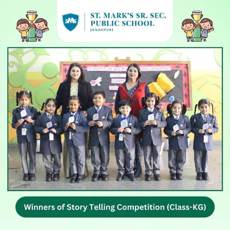 St.Marks Sr Sec Public School Janak Puri - A Prize Distribution Ceremony for the students of Classes Nursery, KG and I : Click to Enlarge