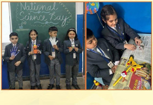 St.Marks Sr Sec Public School Janak Puri - Students of Primary Wing celebrated National Science Day with a lot of zeal and vigour : Click to Enlarge
