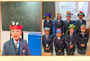 St.Marks Sr Sec Public School Janak Puri - Students of Primary Wing celebrated National Science Day with a lot of zeal and vigour : Click to Enlarge