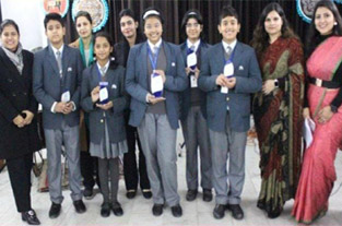 St.Marks Sr Sec Public School Janak Puri - Solo Singing and Instrumental Music Competition was organised for the students of Classes VI to VIII : Click to Enlarge