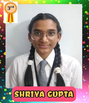 St. Mark's Sr. Sec. Girls School, Meera Bagh - Toppers for Class X - SHRIYA GUPTA : 2019-20