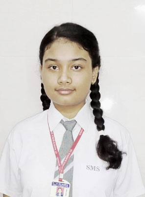 St. Mark's Sr. Sec. School, Meera Bagh - Sanskriti - First Topper in Science : 2021-2022